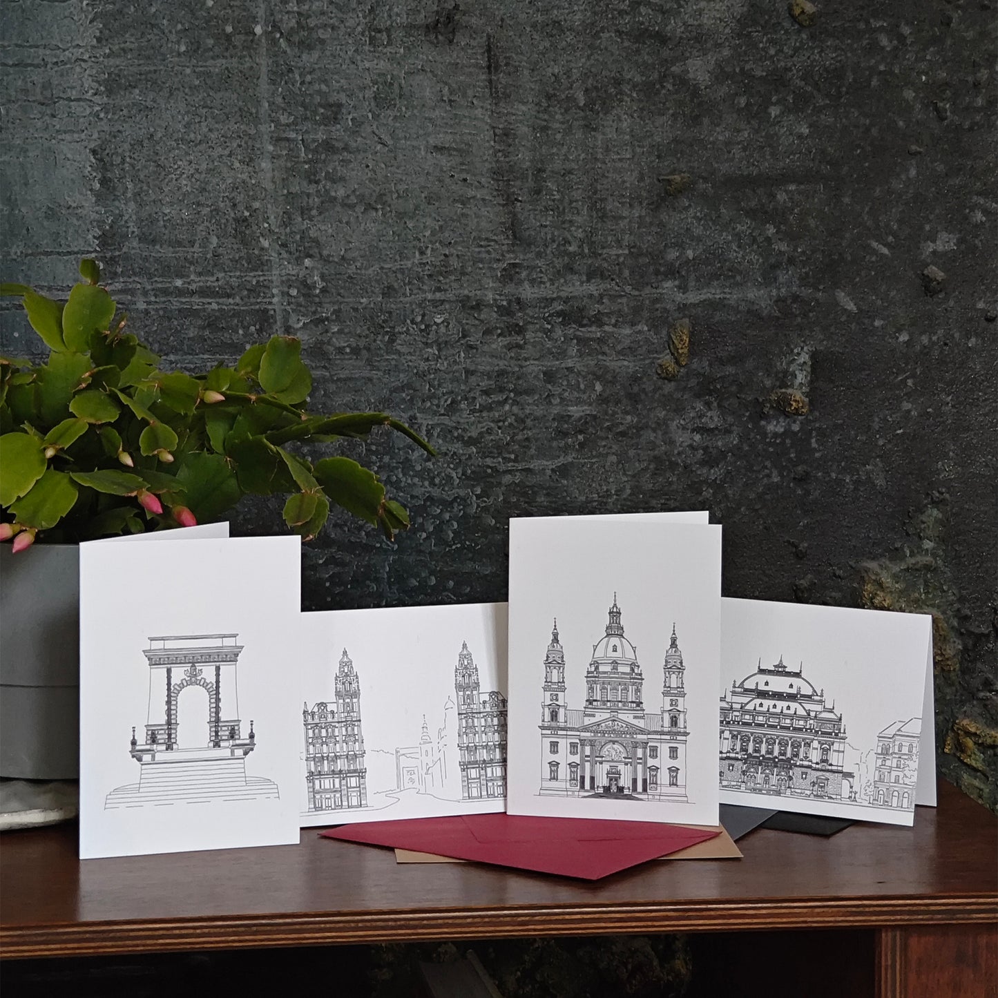 Budapest greeting card package