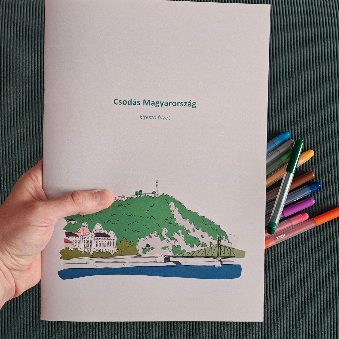 Csodás Magyarország kifestő füzet