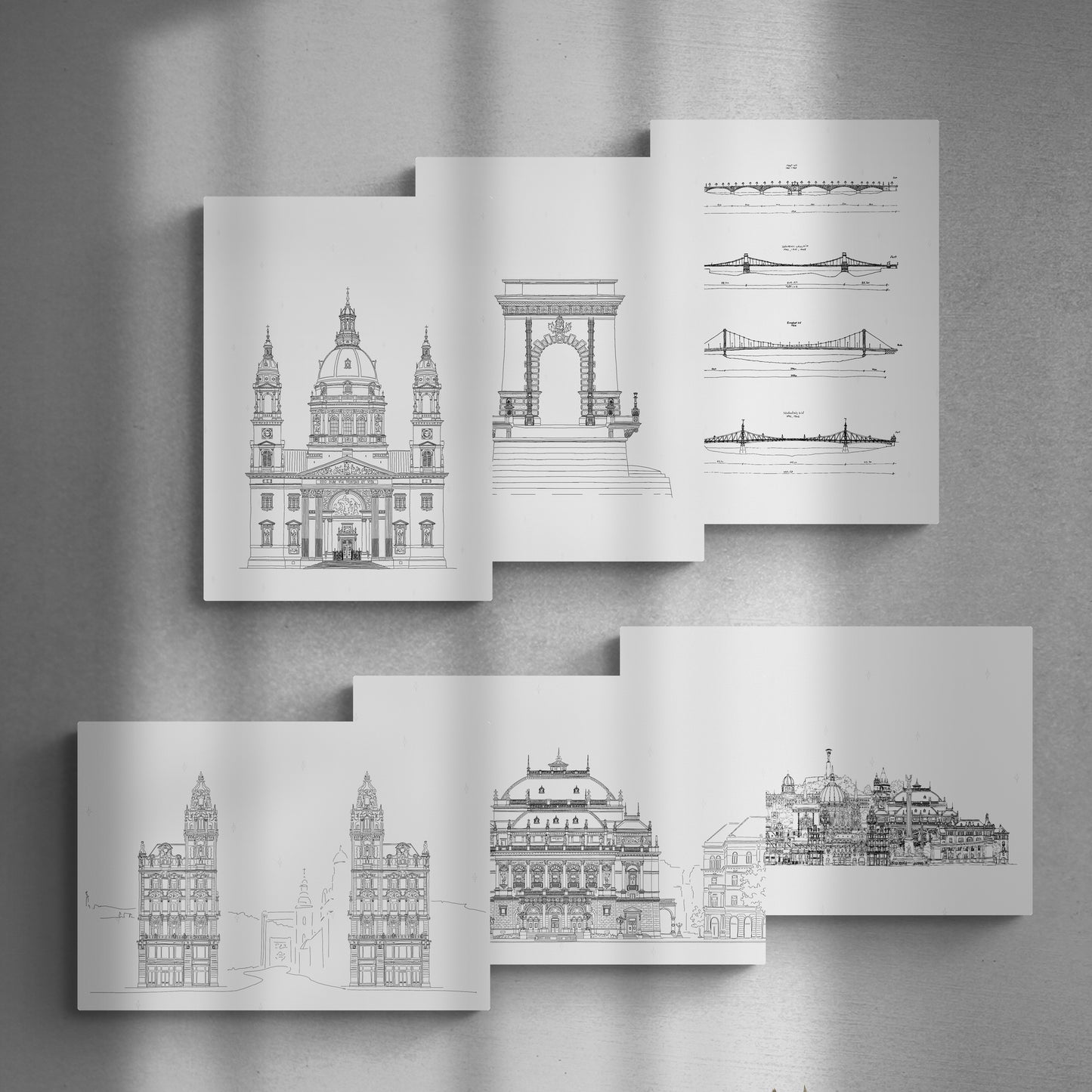 Budapest greeting card package