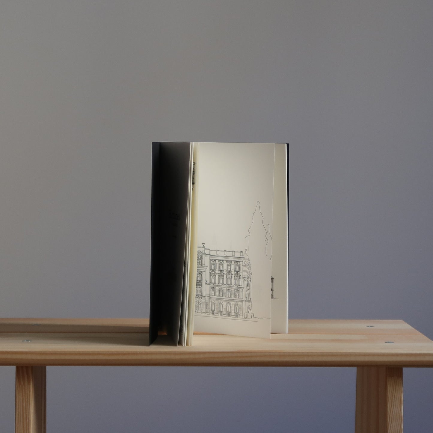 Illusztrált füzetbelső Traveler's notebookhoz