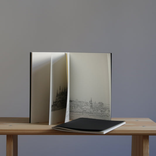 Illusztrált füzetbelső Traveler's notebookhoz