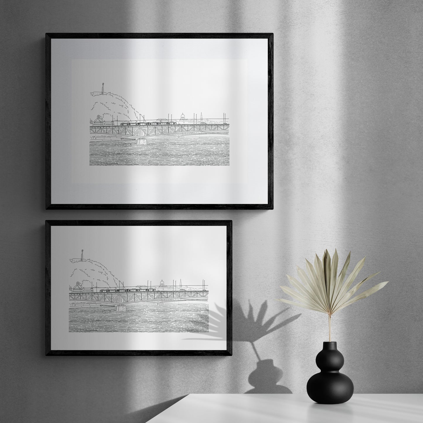 Elizabeth Bridge perspective drawing