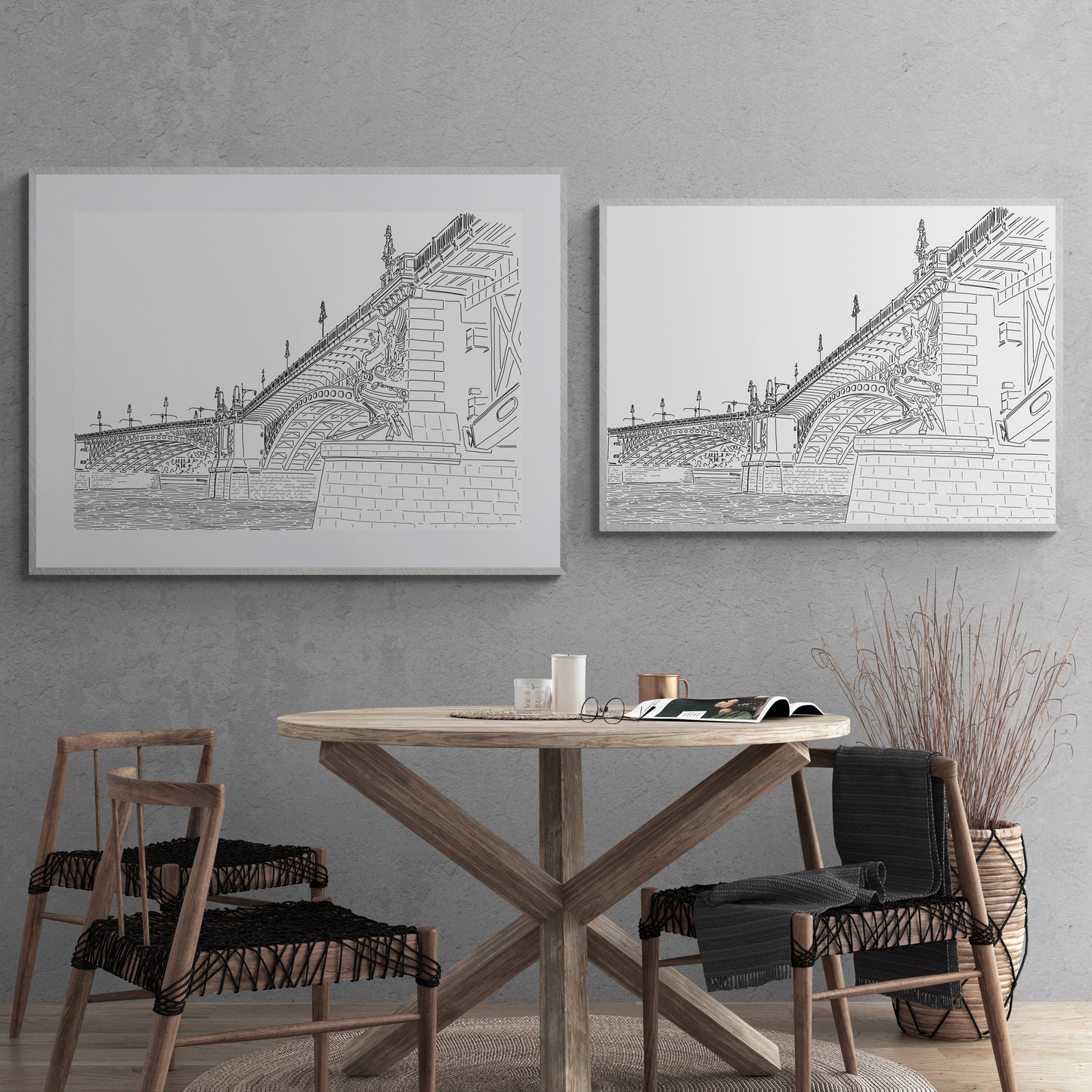 Margaret Bridge perspective drawing