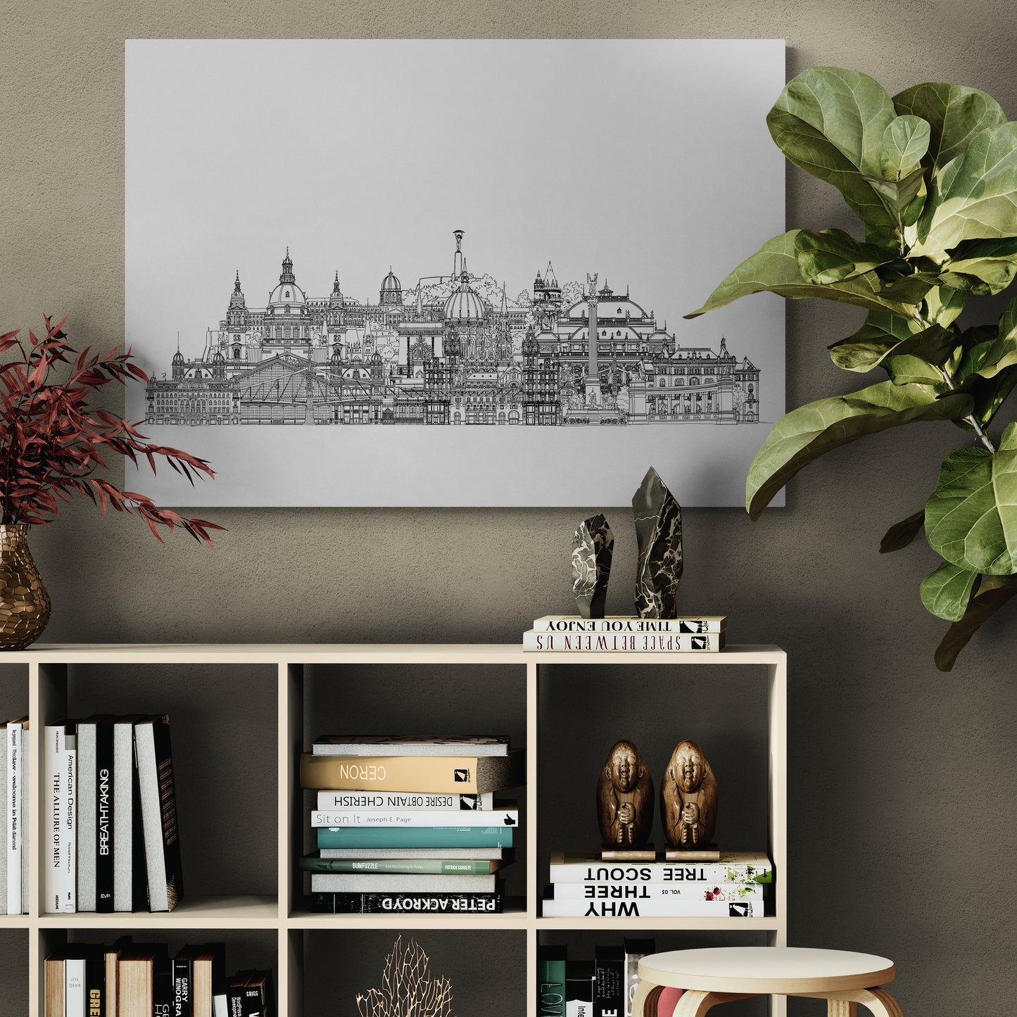 Budapest montázs vászonkép