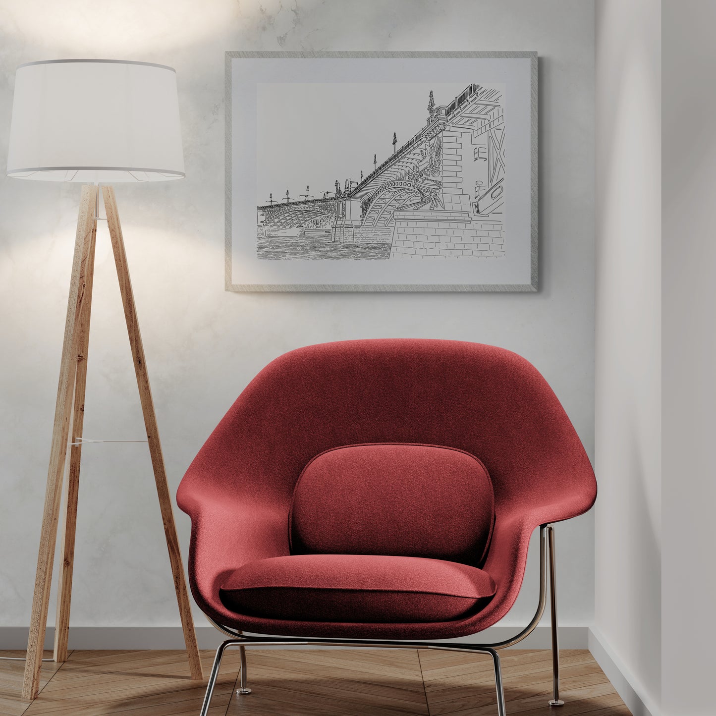 Margaret Bridge perspective drawing