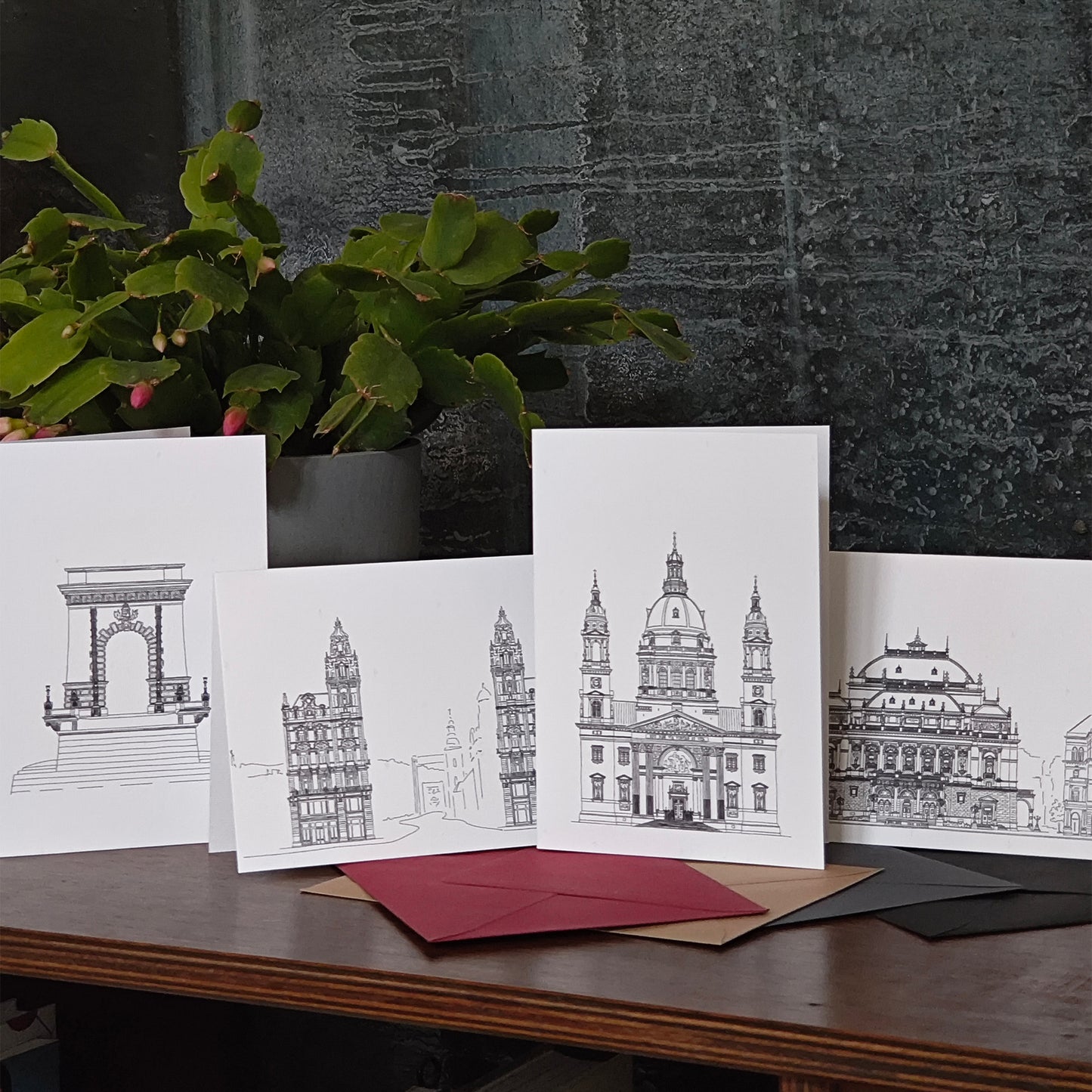 Budapest greeting card package