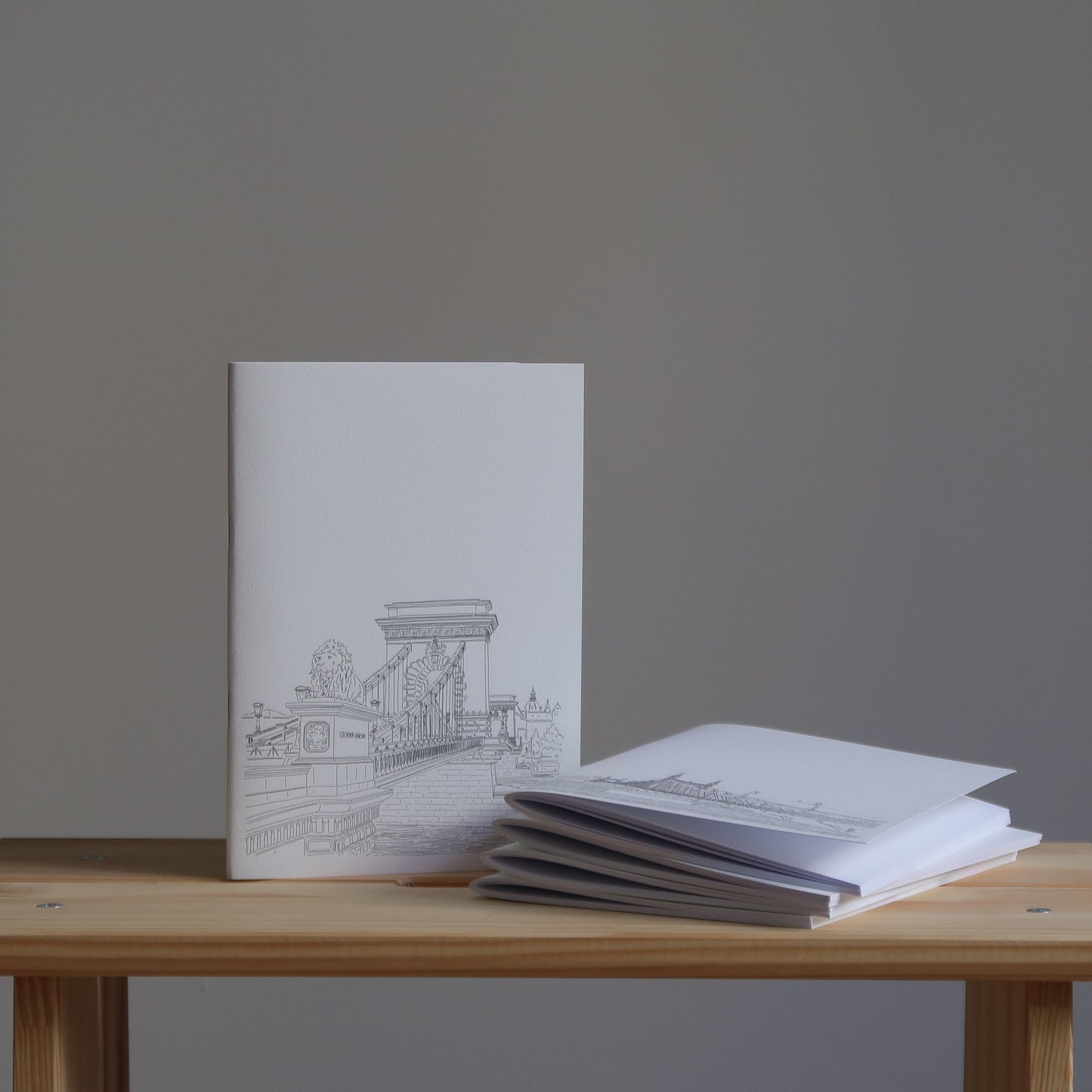 Budapest hídjai füzetbelső Traveler's notebookhoz