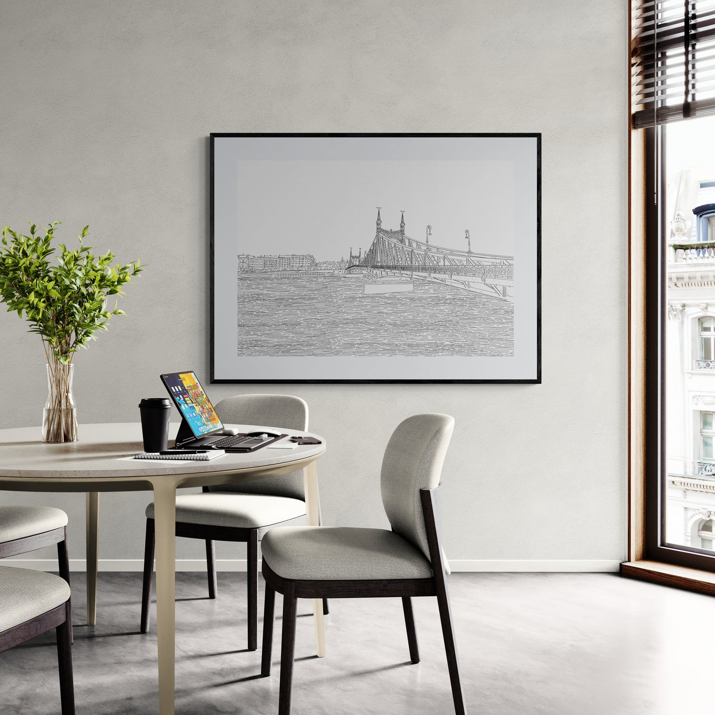 Szabadság híd - Belgrád rakpart