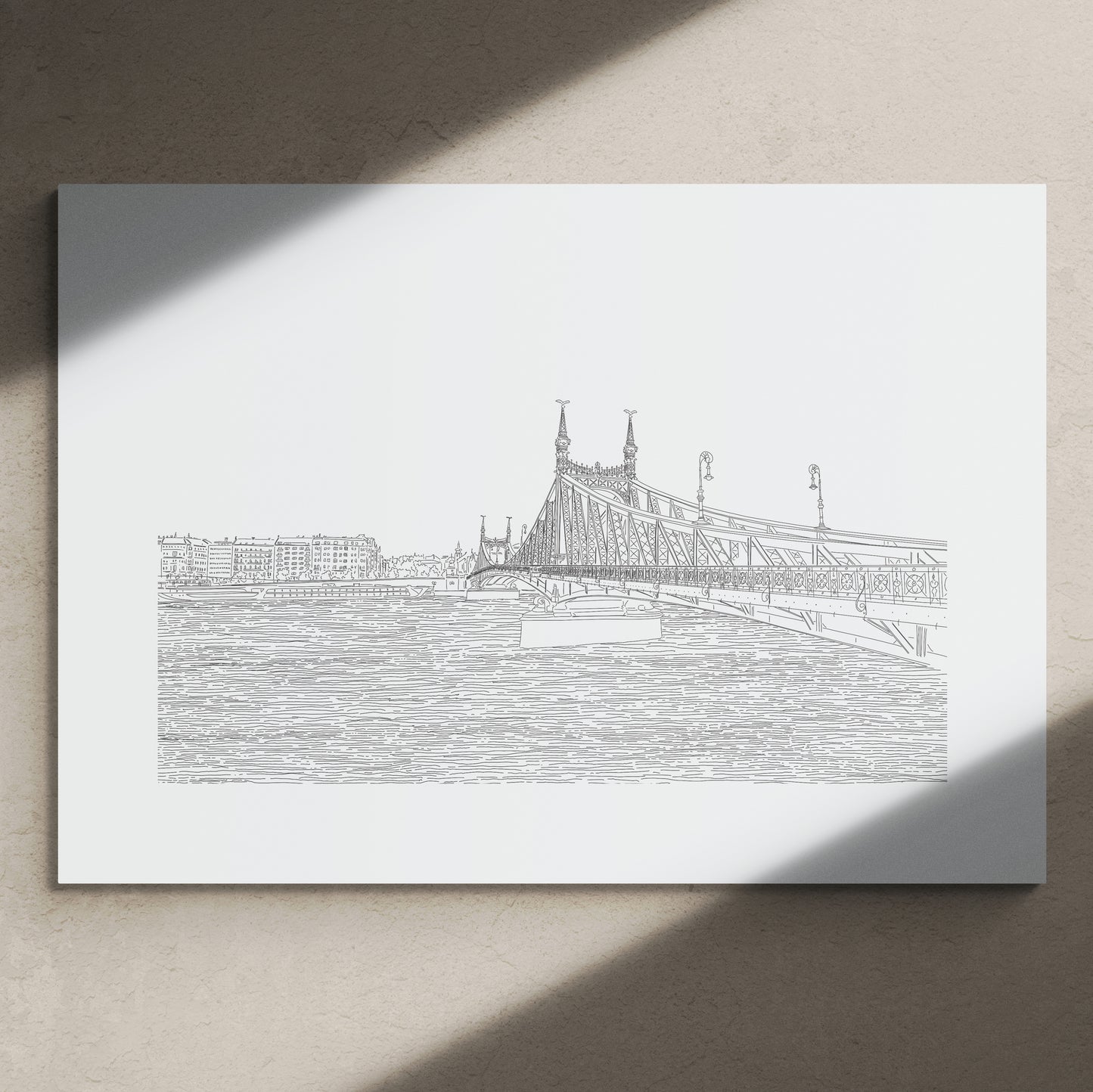 Szabadság híd - Belgrád rakpart