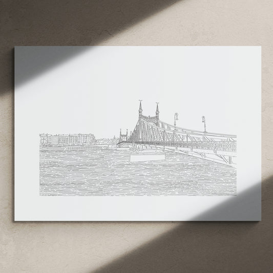 Szabadság híd - Belgrád rakpart