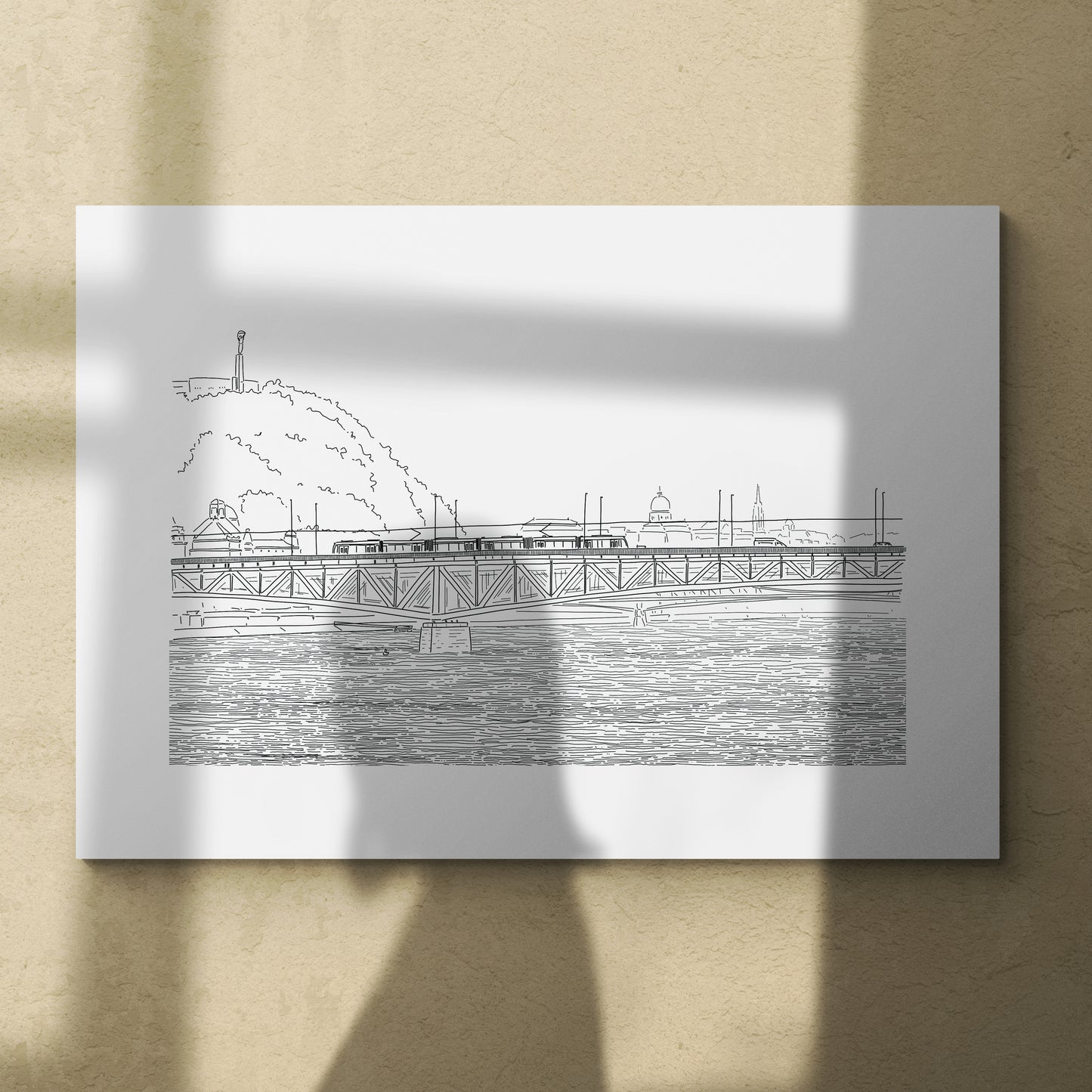 Elizabeth Bridge perspective drawing