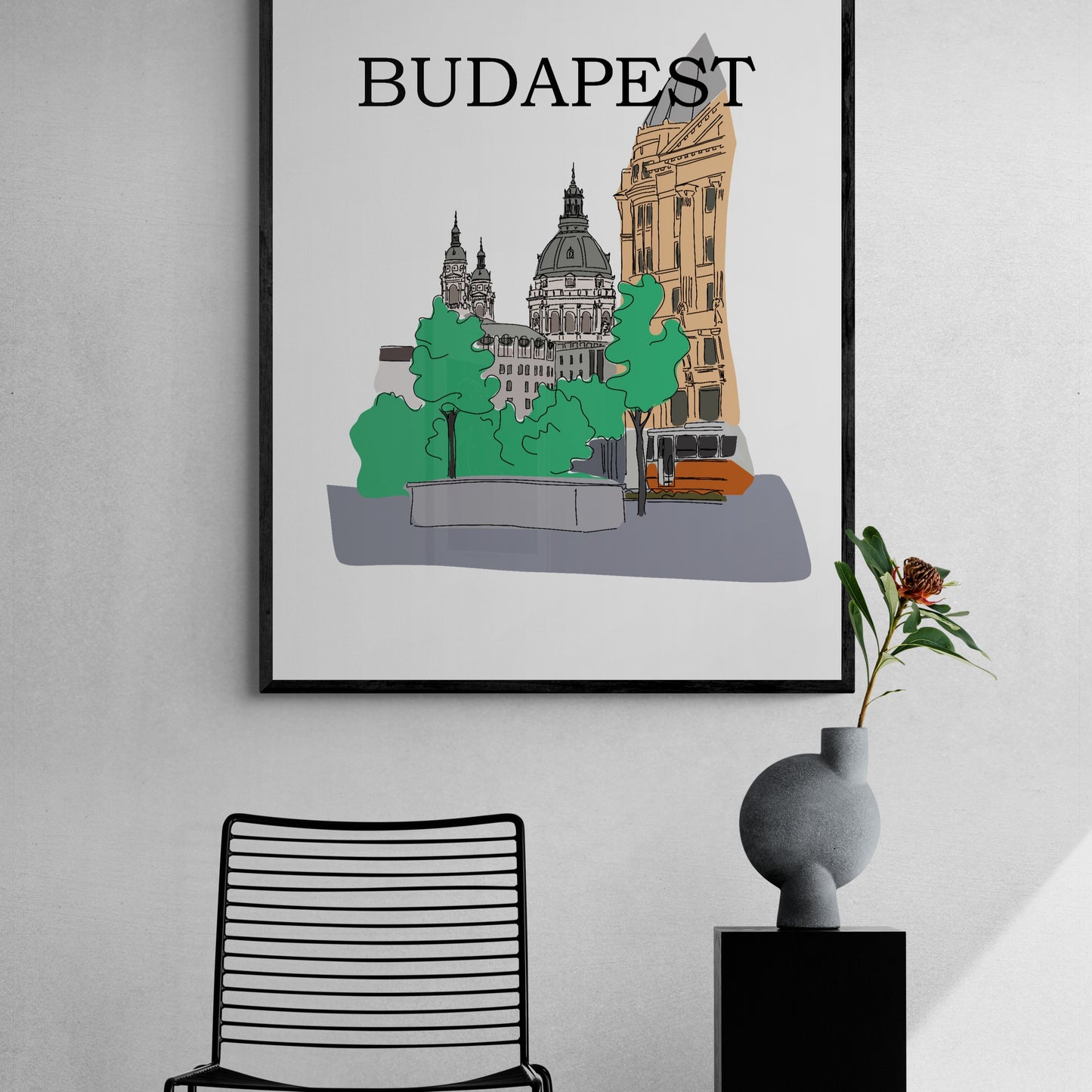 Budapest - Deák tér poszter