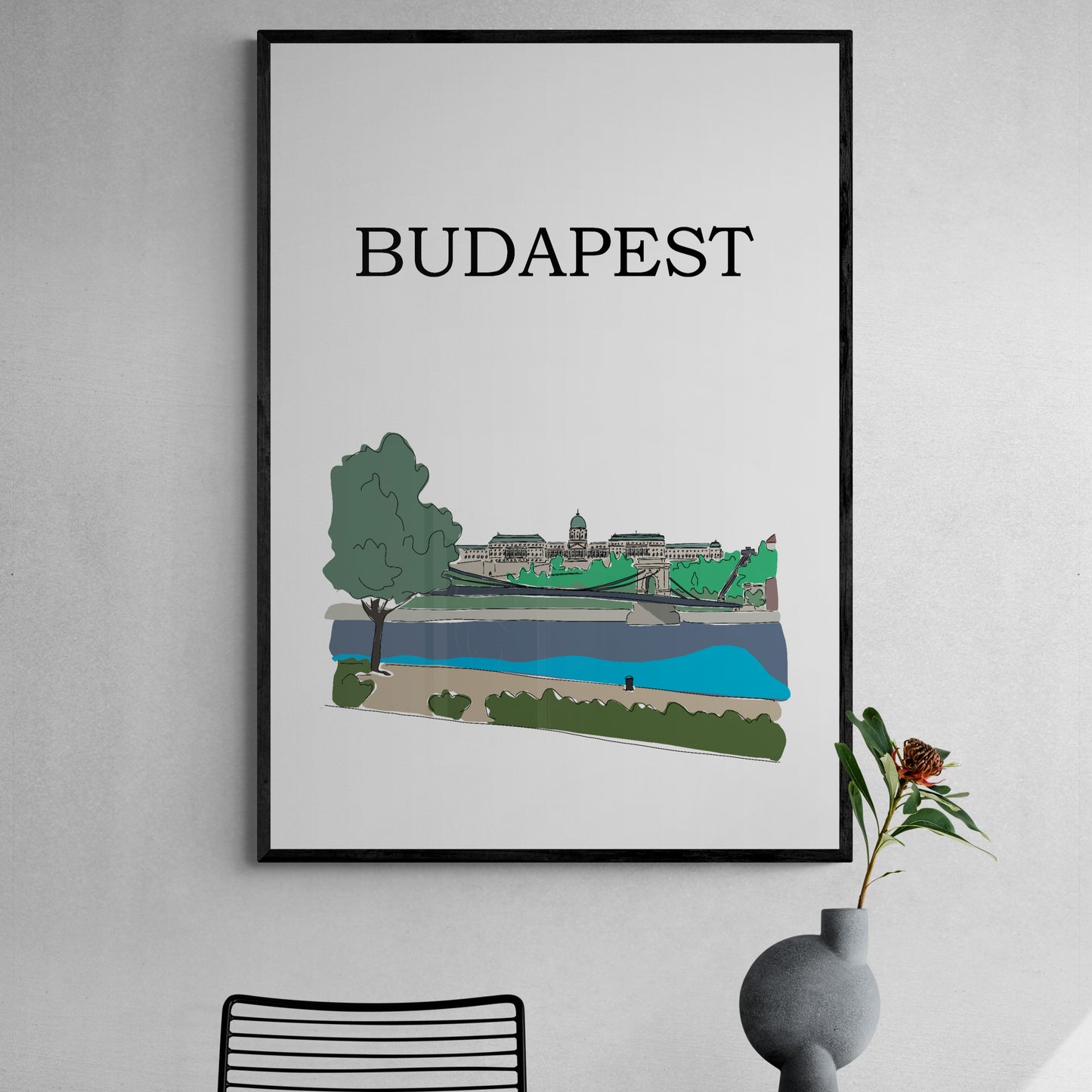 Budapest - Palota poszter