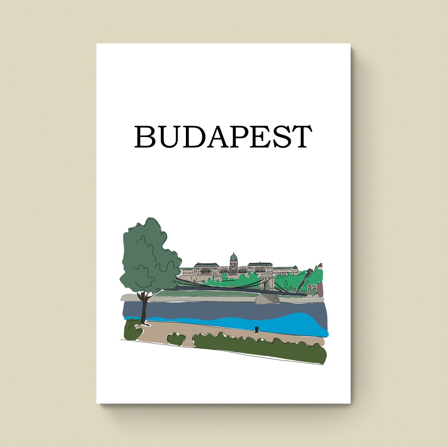 Budapest - Palota poszter